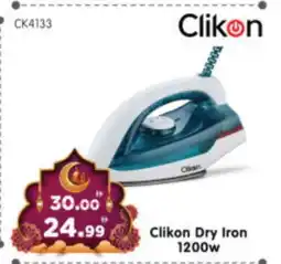 Al Madina Hypermarket CLIKON Ironbox offer