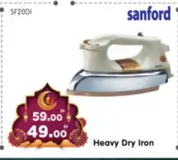 Al Madina Hypermarket SANFORD Ironbox offer