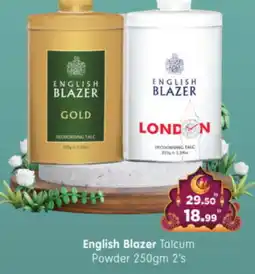 Al Madina Hypermarket ENGLISH BLAZER Talcum Powder offer