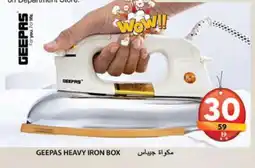 Grand Hyper Market GEEPAS Ironbox offer