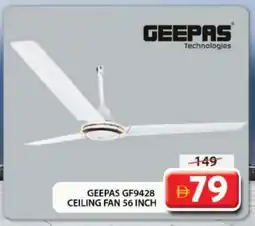 Grand Hyper Market GEEPAS Fan offer
