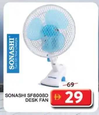 Grand Hyper Market SONASHI Fan offer