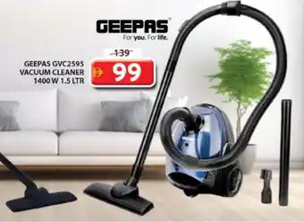 Grand Hyper Market GEEPAS Vacuum Cleaner offer