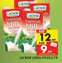 Al Madina LACNOR Full Cream Milk offer