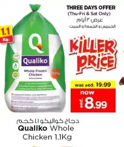 Last Chance QUALIKO Frozen Whole Chicken offer