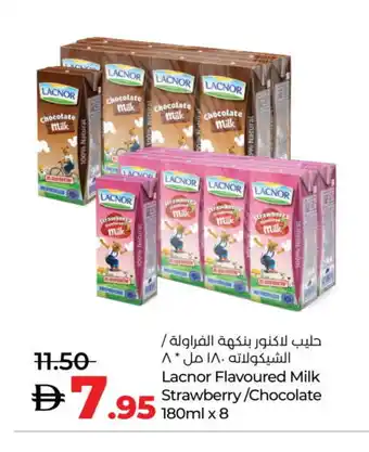 Lulu Hypermarket LACNOR Flavoured Milk offer