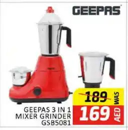 Al Madina GEEPAS Mixer / Grinder offer