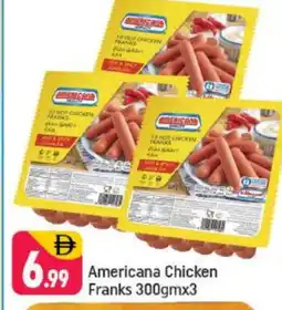 Shaklan AMERICANA Chicken Franks offer