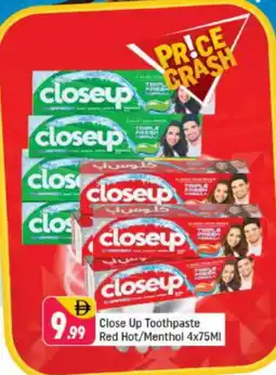 Shaklan CLOSE UP Toothpaste offer