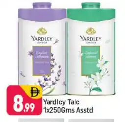 Shaklan YARDLEY Talcum Powder offer