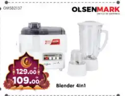 Al Madina Hypermarket OLSENMARK Mixer / Grinder offer