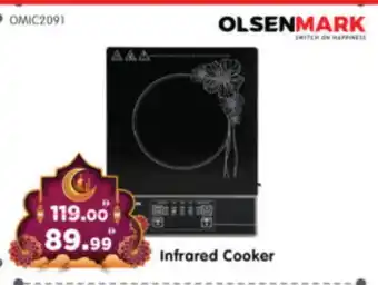 Al Madina Hypermarket OLSENMARK Infrared Cooker offer