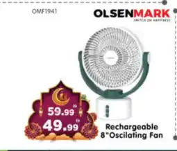 Al Madina Hypermarket OLSENMARK Fan offer