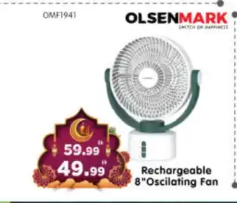 Al Madina Hypermarket OLSENMARK Fan offer