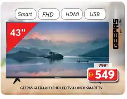 Grand Hyper Market GEEPAS Smart TV offer