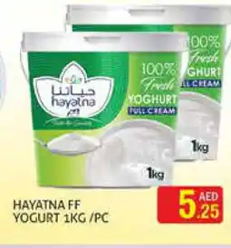 Palm Centre HAYATNA Yoghurt offer