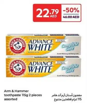 Carrefour Arm & Hammer toothpaste assorted offer