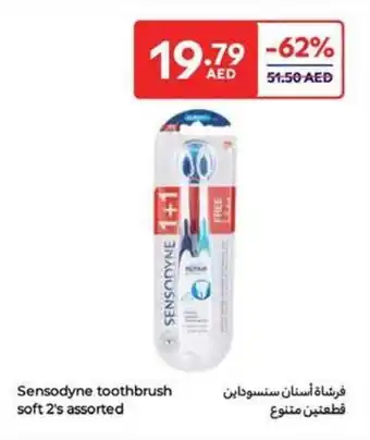 Carrefour Sensodyne toothbrush soft 2's assorted offer