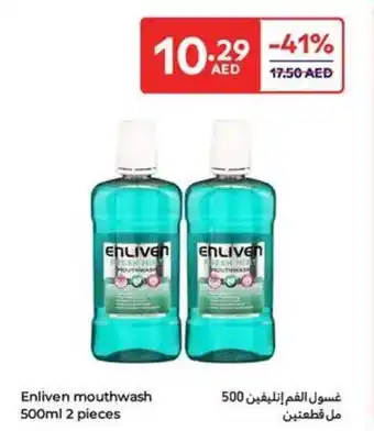 Carrefour Enliven mouthwash offer