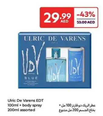 Carrefour Ulric De Varens EDT + body spray assorted offer