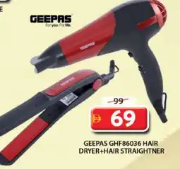 Grand Hyper Market GEEPAS Hair Appliances offer