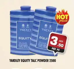 Night to Night Hypermarket YARDLEY Talcum Powder offer
