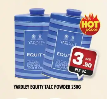 Night to Night Hypermarket YARDLEY Talcum Powder offer
