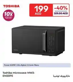 Carrefour Toshiba microwave MW3-EM20PE offer