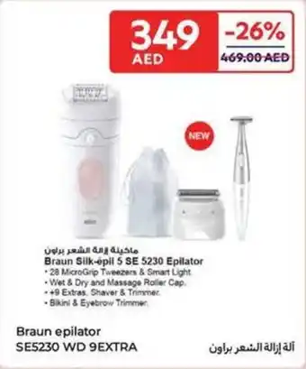 Carrefour Braun epilator SE5230 WD 9EXTRA offer