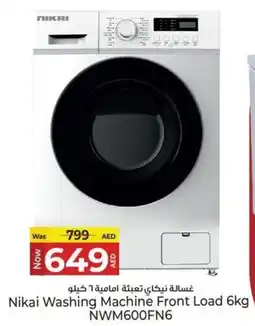 Kenz Hypermarket Nikai Washing Machine Front Load NWM600FN6 offer