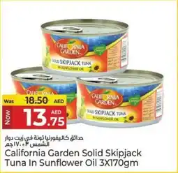 Kenz Hypermarket California Garden Solid Skipjack Tuna In Sunflower Oil offer