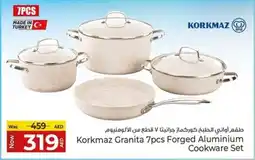 Kenz Hypermarket Korkmaz Granita Forged Aluminium Cookware Set offer