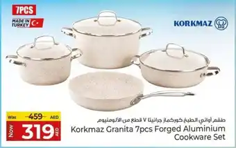 Kenz Hypermarket Korkmaz Granita Forged Aluminium Cookware Set offer