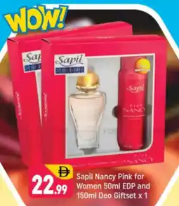 Shaklan Sapil Nancy Pink for Women EDP and Deo Giftset offer