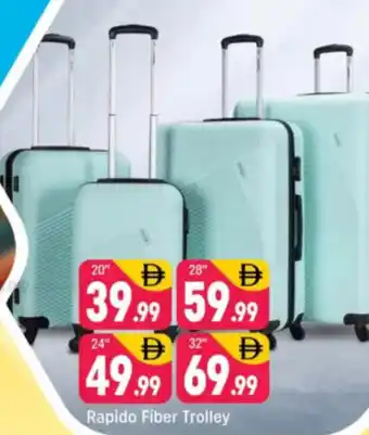 Shaklan Rapido Fiber Trolley offer