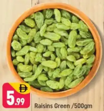 Shaklan Raisins Green offer