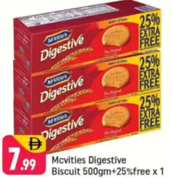 Shaklan Mcvities Digestive Biscuit offer