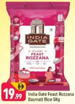 Shaklan India Gate Feast Rozzana Basmati Rice offer