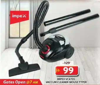 Grand Mall Sharjah Impex VC4705 vaccum cleaner mouse typer offer