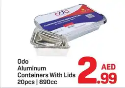 Day To Day Odo Aluminum Containers With Lids offer
