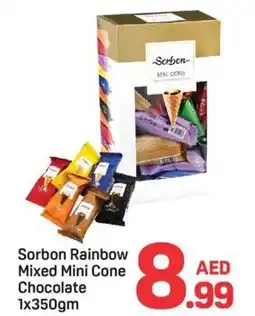 Day To Day Sorbon Rainbow Mixed Mini Cone Chocolate offer
