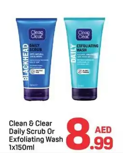 Day To Day Clean & Clear Daily Scrub Or Exfoliating Wash offer