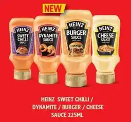 Carrefour Heinz sweet chilli / dynamite / burger / cheese sauce offer