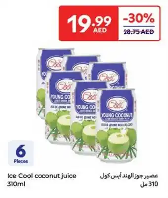 Carrefour Ice Cool coconut juice offer