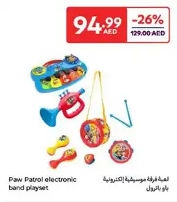 Carrefour Paw Patrol electronic band playset offer