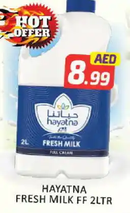 Mango Hypermarket LLC HAYATNA Full Cream Milk offer
