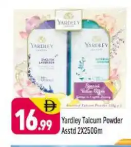 Shaklan YARDLEY Talcum Powder offer