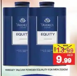Mango Hypermarket LLC YARDLEY Talcum Powder offer