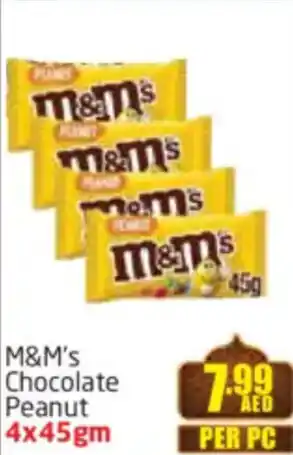 Delta Centre M&M's Chocolate Peanut offer