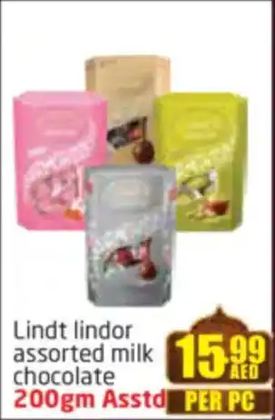 Delta Centre Lindt Lindor Assorted Milk Chocolate offer